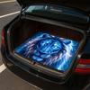 1Pcs Blue Lightning Lion Car Trunk Mat with Anti Slip Cargo Liner Waterproof Rear Storage Protector Floor Mat for SUV Sedan Vehi