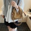 Autumn and Winter New Suede Bag Casual Retro Fashion Shoulder Bag Women Large Capacity Texture Commuter Tote Bag Women