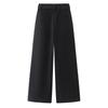 2025 Winter Black High-Waist Slimming Straight Pants for Women