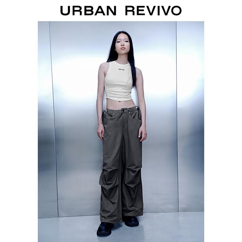 

Women s Casual Fashion Drawstring Wide-Leg Pants XS