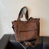 All-matching Large-capacity Women's Tote Bag New Corduroy Light Fashionable Handbag Commuting Shoulder Cross-body