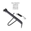 Sturdy and Durable Motorcycle Kickstand Easy Installation Made with Iron for Wear-Resistance Strong Compatibility, Black 21cm