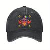 Mardi Gras Lobster Cartoon Baseball Cap Adult Cotton Adjustable Dad Hat Casual Outdoor Golf Unisex Headwear
