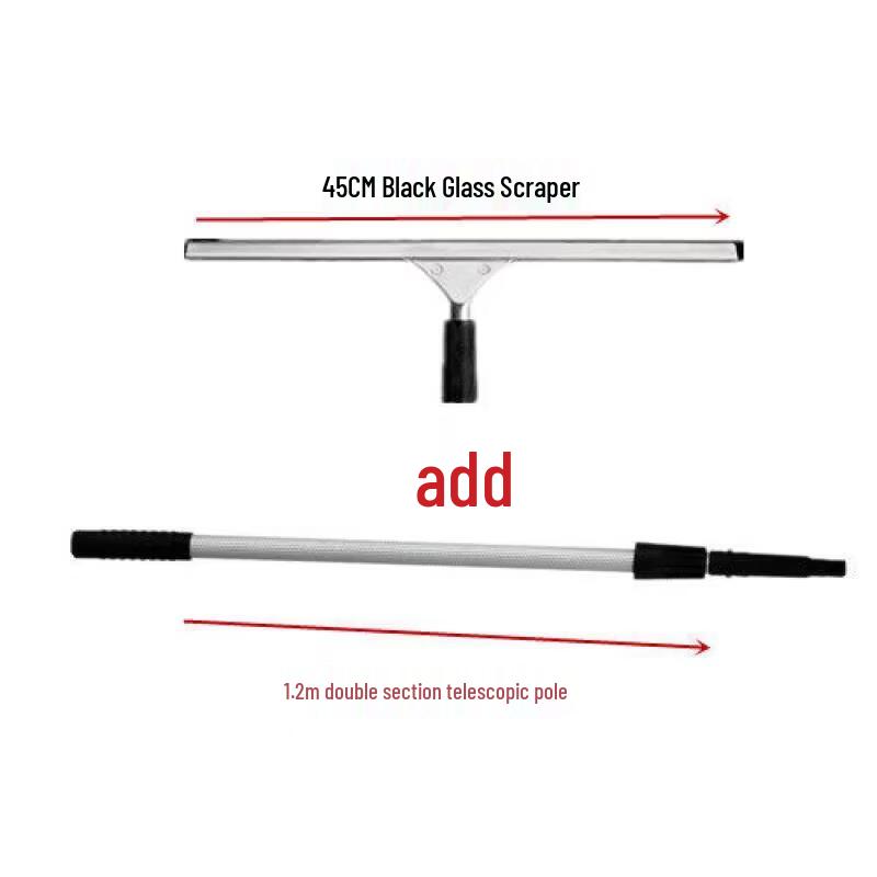Household Multi-surface Glass & Floor Squeegee