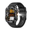 AK80 Smart Watch 2.01inch Large Screen LED Flashlight BT Calling Men Outdoor Sports Fitness Tracker Health Monitoring Smartwatch