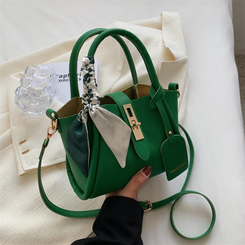 Beliebte Bucket Damenhandtasche vielseitige Handtrage Schulter Umhängetasche Tag