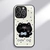 Polka Dot Big Face Cat for Apple 17 Promax Cartoon Female Model for IPhone Mobile Phone Case 16 New Model 15 Hydrogel Shell