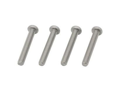POSH 090046-BS Motorcycle Supplies, Turn Signal Lens Screws, Stainless Steel, 4 Pieces