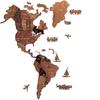 World Map Wooden 3D Puzzle: Stereoscopic Wall Hanging for Office & Home Decor
