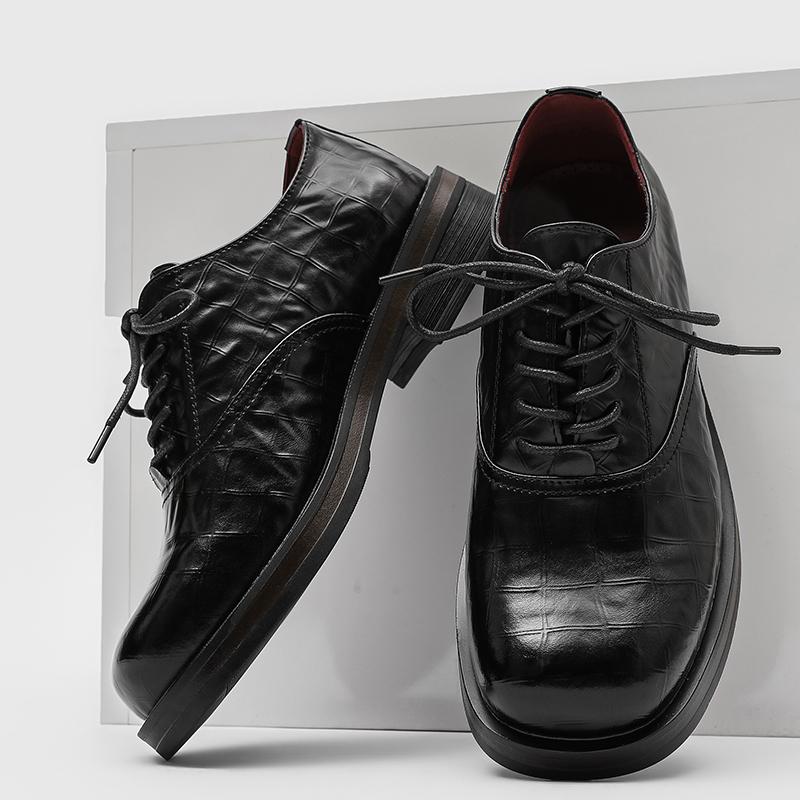 Fashion Casual Men's Leather Shoes Classic Business Style Party and Work Outdoor Fashion Street High Quality Luxury Suit Shoes Hot