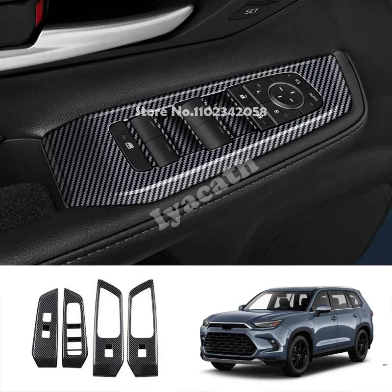 LHD For Toyota Grand Highlander 2024 2025 carbon window rise switch gear shift panle trument readlamp AC vent armest cover