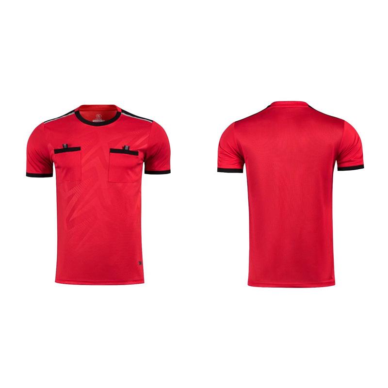 Fußballschiedsrichter Kurzarm-Uniformset für Spiel & Training mit Aufdruck