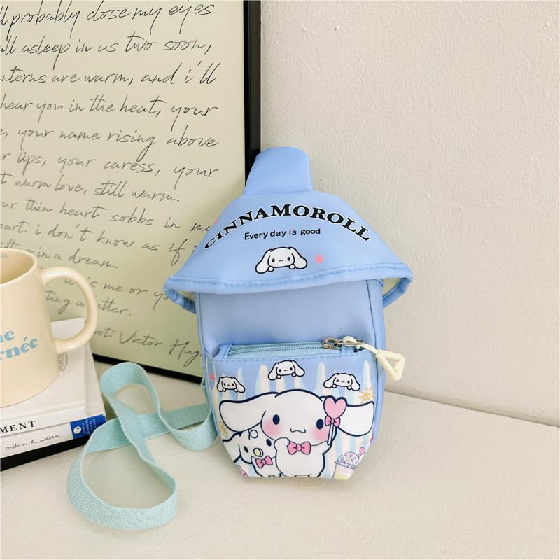 My Melody Kids Outdoor Crossbody Bag Cute Cartoon Nylon Preschool Chest Pack For Toddlers