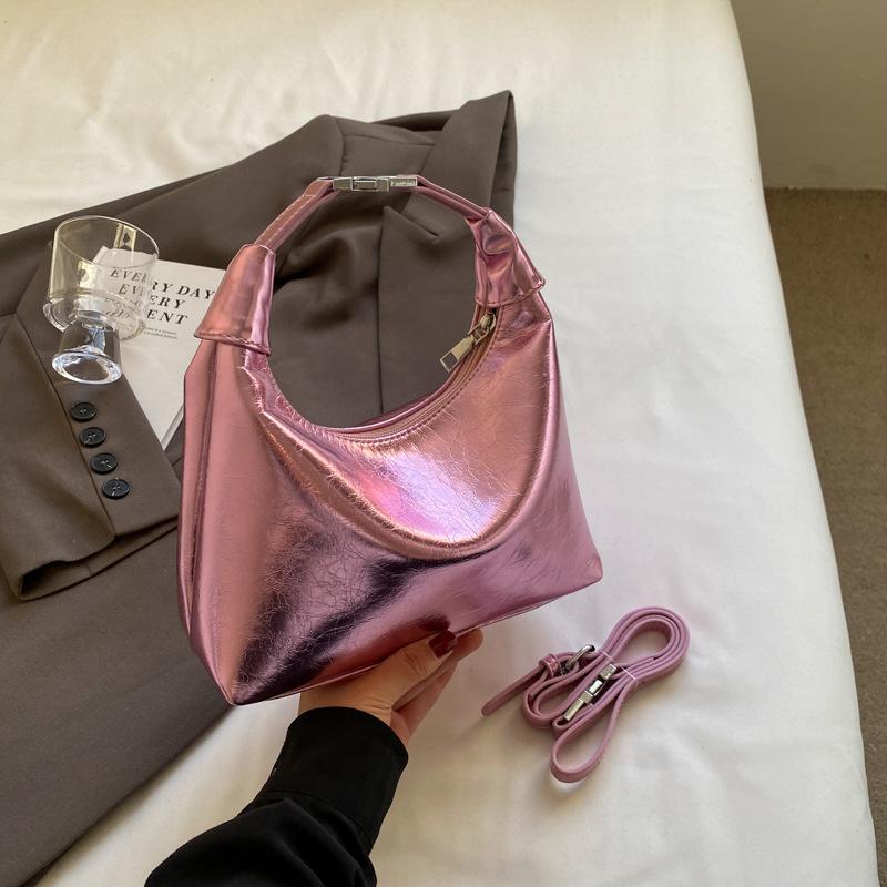 

Niche premium texture casual handbag women s new simple crescent bag versatile shoulder messenger bag