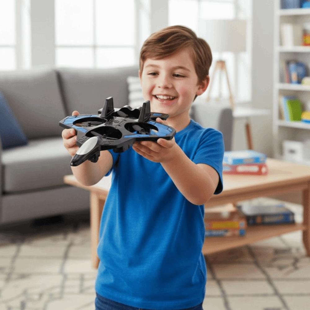 Gravity Sensing Remote Control Foam Fighter Rechargeable RC Hobby Jet Plane  Home Decor