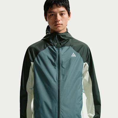 Nike Jackets Men s Black Cloud Shirt Green/Mineral Slate Blue/Sea Glas L