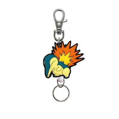 SK Japan Pokemon Rubber Reel Keychain Cyndaquil