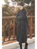 Women's 2025 Wool Coat: New Korean Hepburn Style Stand-Up Collar Long Coat for Autumn/Winter