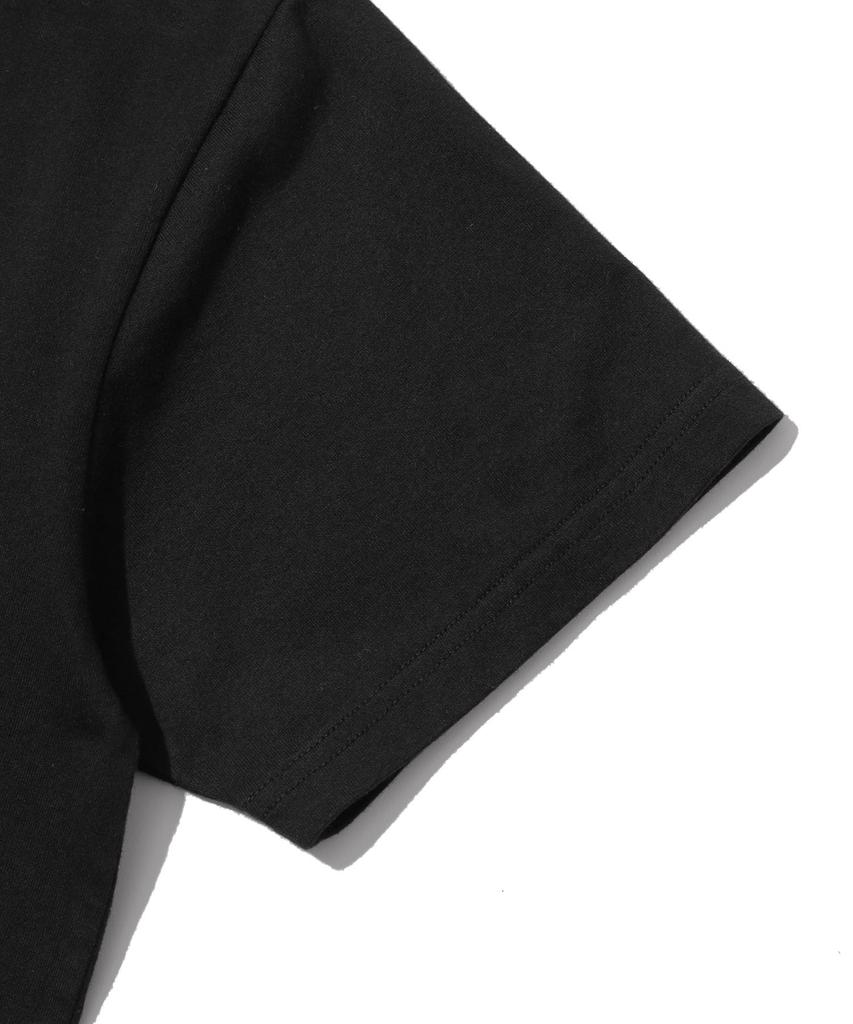 Casual Drip Paint Logo Short Sleeve Black X-girl Tee, Women's,