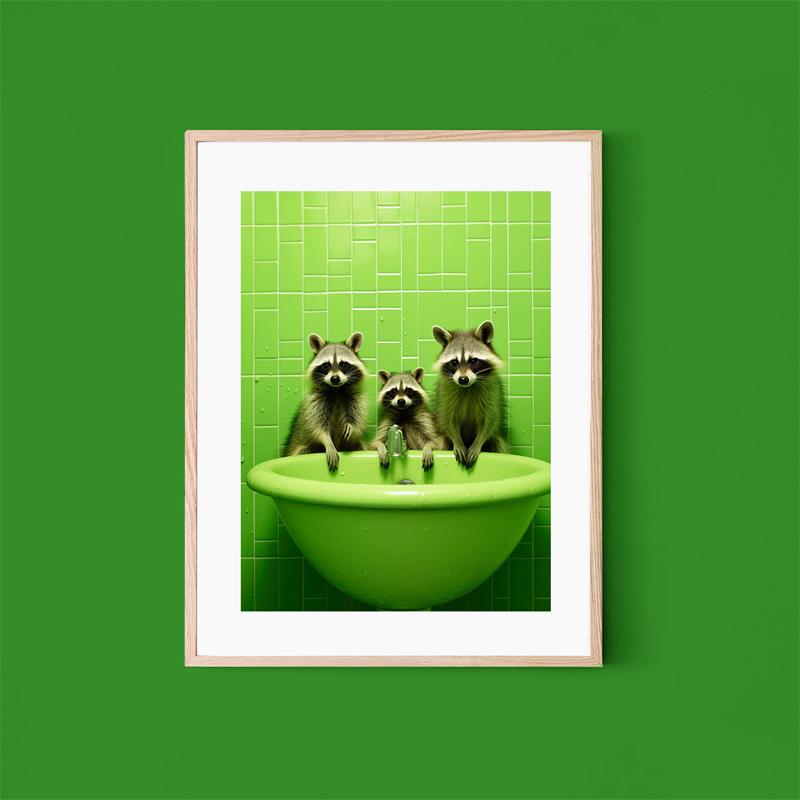 Pop Art Funny Toilet Reading Poster Aesthetics Cat Capybara Animal Canvas Prints Wall Art Room Decor Home Bathroom Decoration