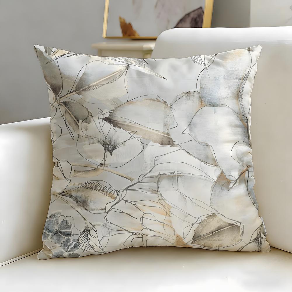 Street Graffiti Texture Cushion Cover Soft EasyWash Pillow Case Versatile for Couch Bed Travel and Office