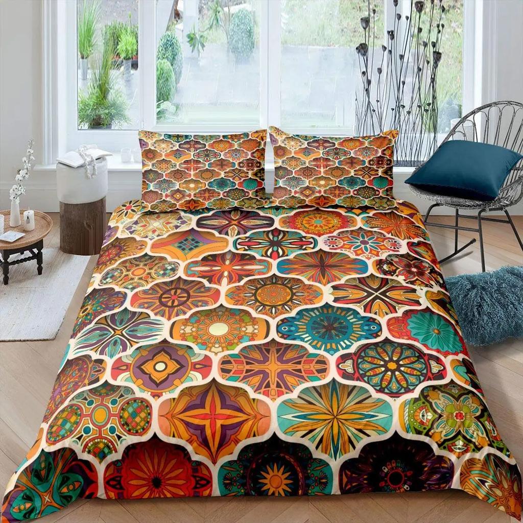 Adults Black Damask Duvet Cover Set KingAntique Victorian Baroque Bedding Set Gothic Vintage Floral Bohemian Exotic Quilt Cover