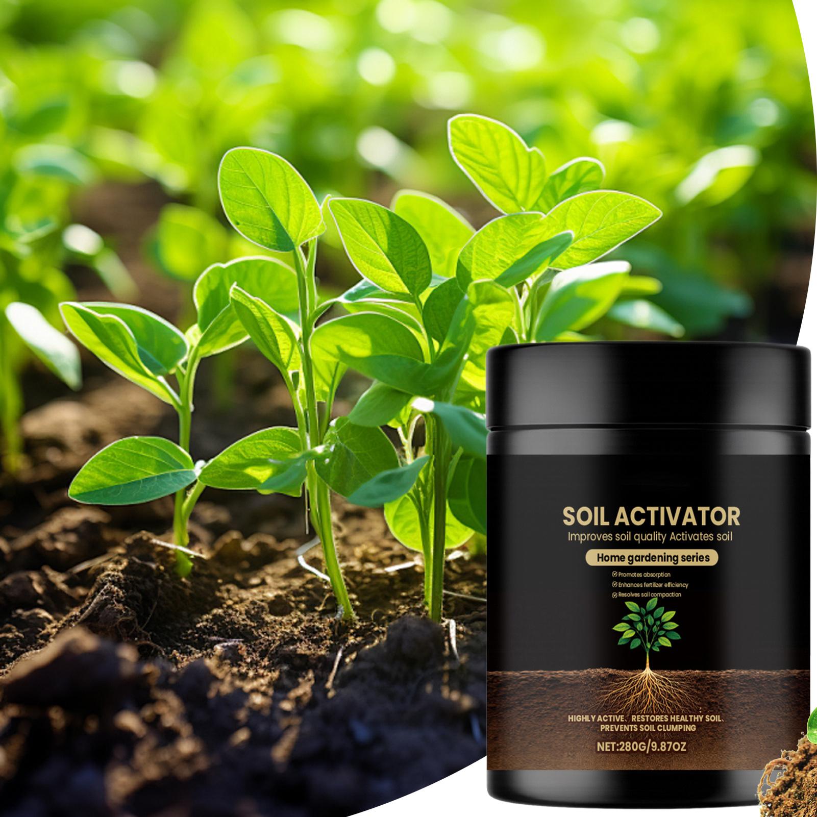 Soil Activator Improve Soil Quality Promote Absorption Enhance Fertilizer Effect Resolve Soil Compaction Nutrients Supplement 280g