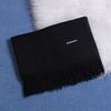 Two-Life Women's Solid Color Imitation Cashmere Scarf - Korean Style, Two-Way Shawl & Neck Gaiter for Autumn/Winter.