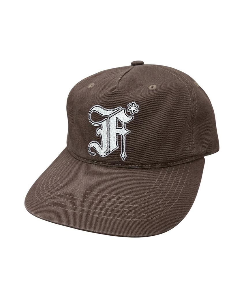 Paeseul Old F 5Panel Washed Cap Brown