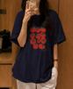 Nasyujeueol Tomato Pack Short Sleeve T-Shirt [Navy]