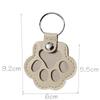 Exquisite Leather Keychain: Pet Fur Ornament for Cat/Dog Hair - Cute Bag Charm