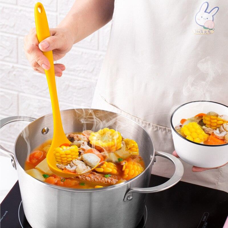 Silicone Kitchenware Cooking Utensils Set Non-stick Cookware Heat Resistant Spatula Shovel Rice Spoon Kitchen Cooking Tool Set