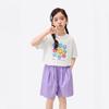 Girls' Antibacterial Cooling Short-Sleeve Two-Piece Set