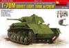MiniArt Light Tank Special Edition with 5 Soviet Tank Crew Figures Plastic Model 1/35 T-70M