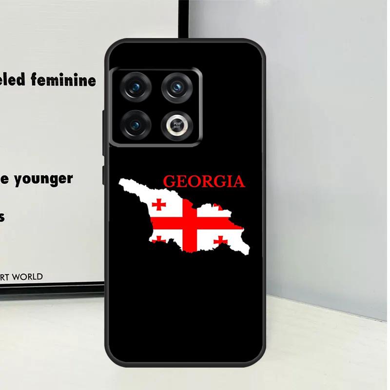 Georgia Flag For OnePlus Nord CE 5 2 3 4 Lite N20 N30 Case For OnePlus 13 12 11 9 10 Pro 10T 12R 13R 13T