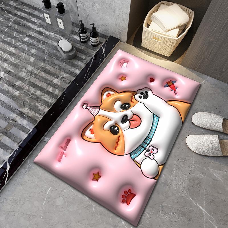 Diatomaceous Earth Quick-Dry Anti-Slip Bath Mat – Easy-Clean, Dirt-Resistant