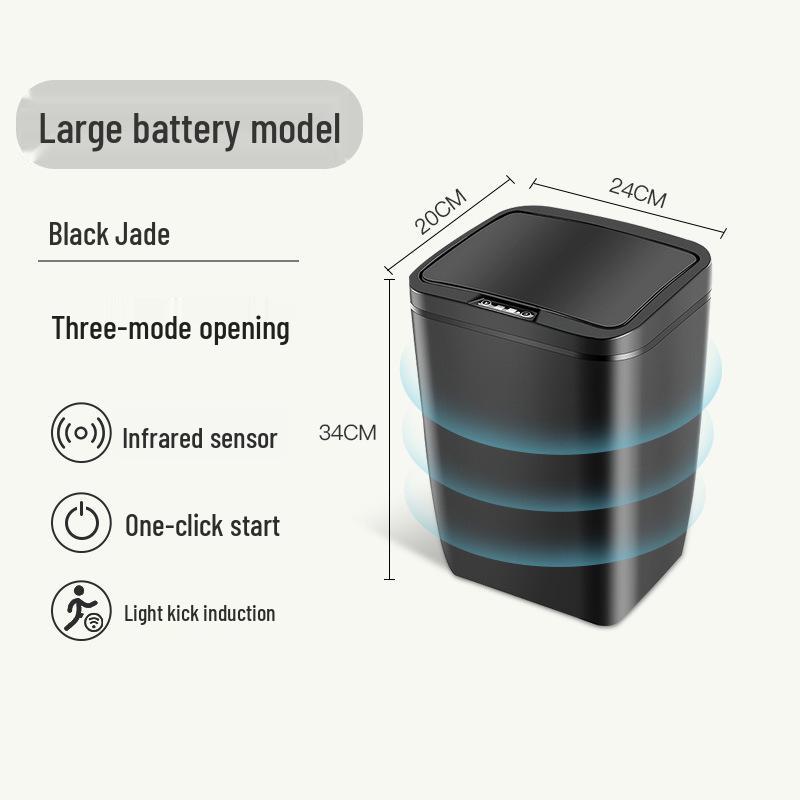 Smart Sensor Trash Can with Automatic Lid for Home
