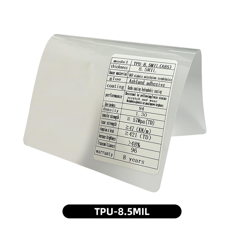 TPU Car Paint Protection Film - Transparent, Hydrophobic, Stain Resistant, Snow-Ready Full Car Cover