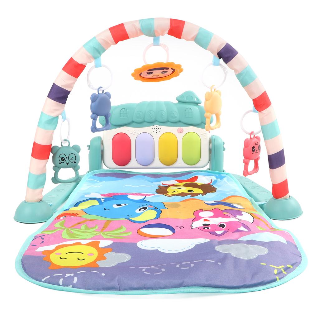 Baby Gym Playmat Piano Improve Motor Skill Sensory Stimulation Learning Light Musical Play Piano Mat
