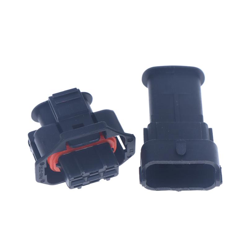1 Set 3 Pin Male Female Auto Diesel Injection Pump Connector Pressure Crankshaft Sensor Plug For 1928404227 1928403966