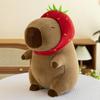 Capybara Plush Toy Doll - Cartoon Throw Pillow & Stuffed Animal Birthday Gift