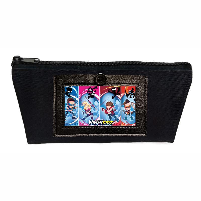 

Ninja Kids Pencil Case - Large, Medium, Small for Students and Children, Office Stationery Storage Bag Frame Pencil Case