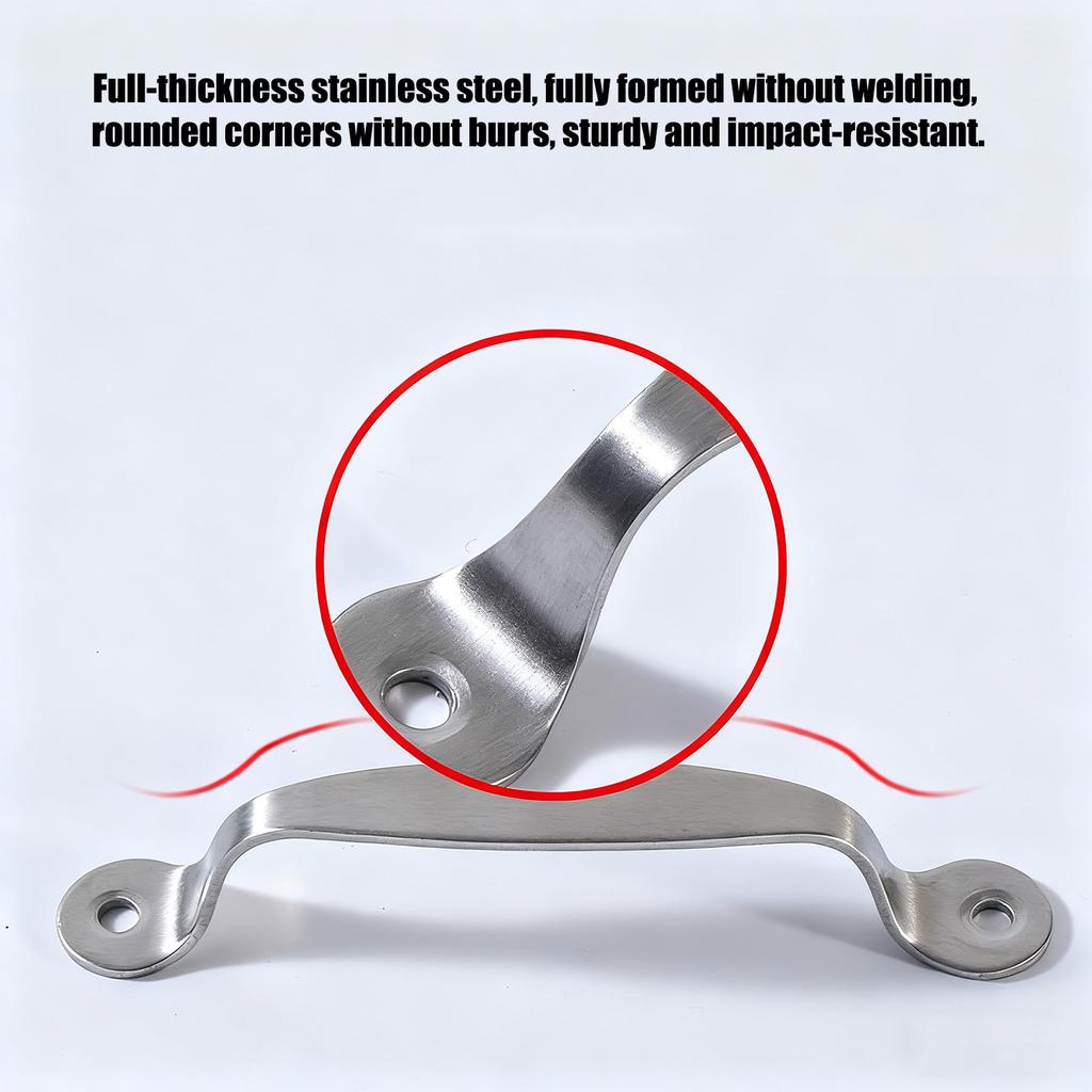 Stainless Steel Cabinet Handle For Drawer Wardrobe Door Cutting Board  Steamer Thick Solid Round Knob