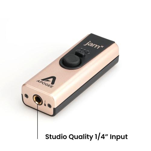 Apogee Jam X Audio Interface for Guitar Recording, DTM, and iOS