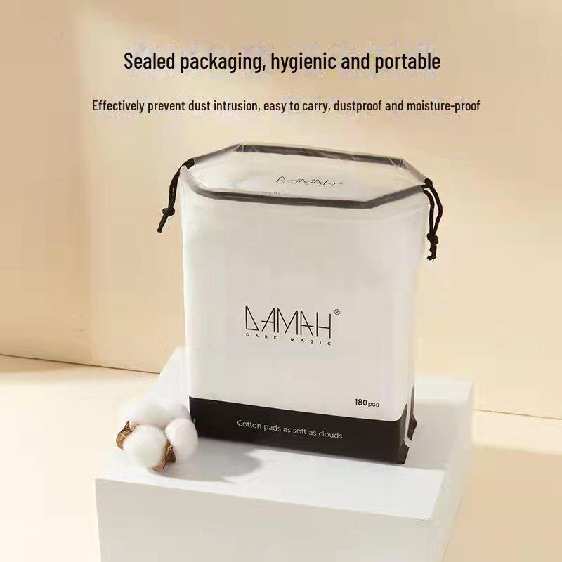 Dual-Use DAMAh Black Magic Soft Face Towel - Thick, Disposable, Wet & Dry Cleansing Non-Woven Towel