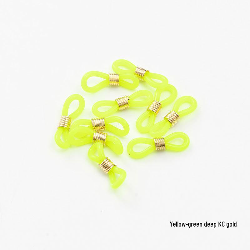 Lanț colorat din silicon pentru ochelari - Anti-alunecare, Anti-pierdere, Accesoriu pentru mască și ochelari cu cataramă de conectare