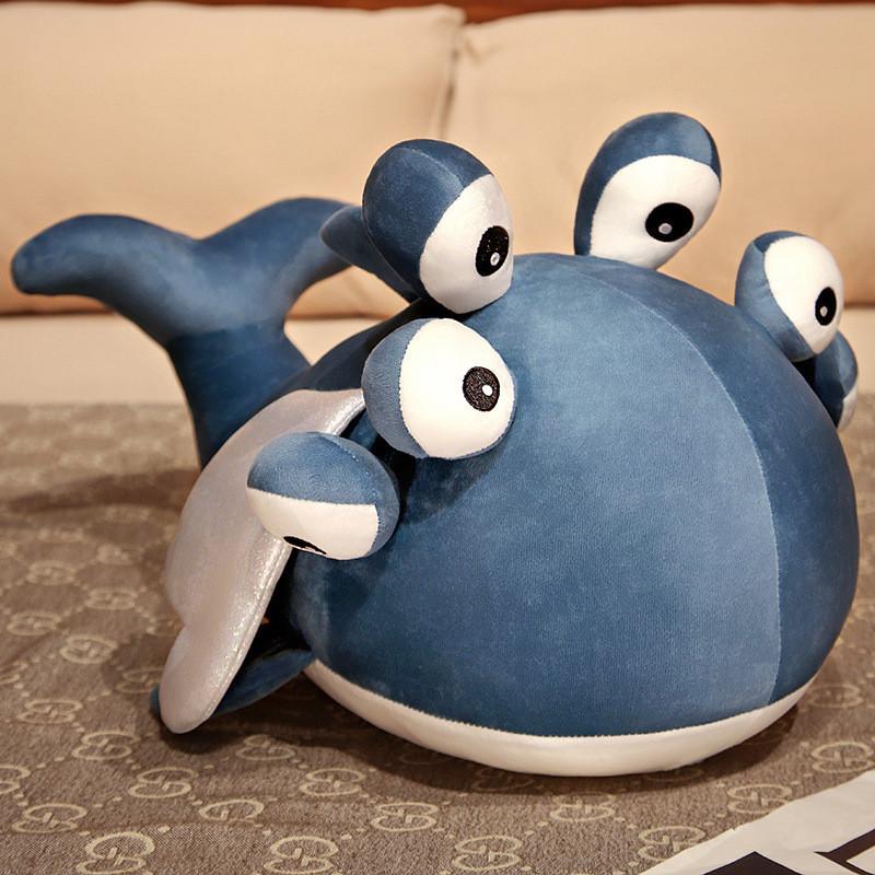 

Eyes Spoof Six Flying Fish Plush Toy Cartoon Home Decoration Photo Props Doll 30cm