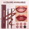 Set da 6 matite labbra contorno opache impermeabili, Matita labbra in gel a lunga tenuta anti-sfumature, Rossetto contorno labbra non si attacca alla tazza, Trucco