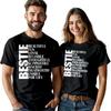 Herre Dame Typografi Bedste Venner Dag T-shirt Bedste Ven Matchning BFF Skjorte #BFD