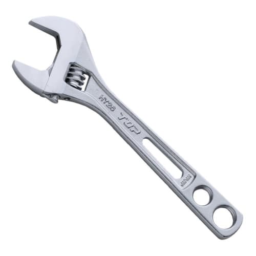 TOP Industrial (TOP) Eco-Wide Thin, Lightweight Wide Adjustable Wrench, HY-26, Opening 7-26mm, Made in Tsubame-Sanjo, Japan